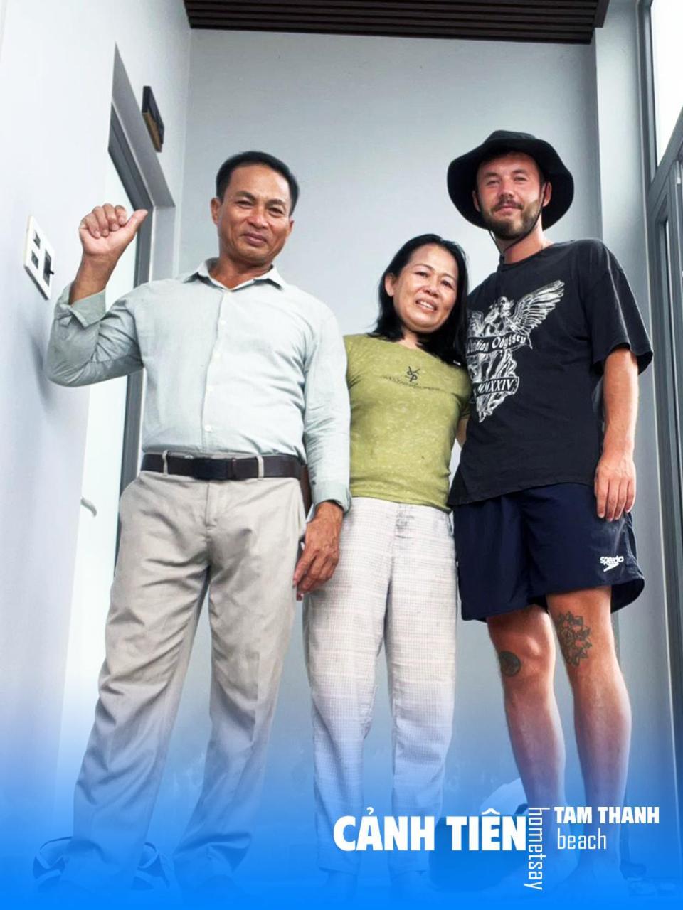 Canh Tien Homestay Tam Thanh Beach Tam Kỳ Exteriör bild